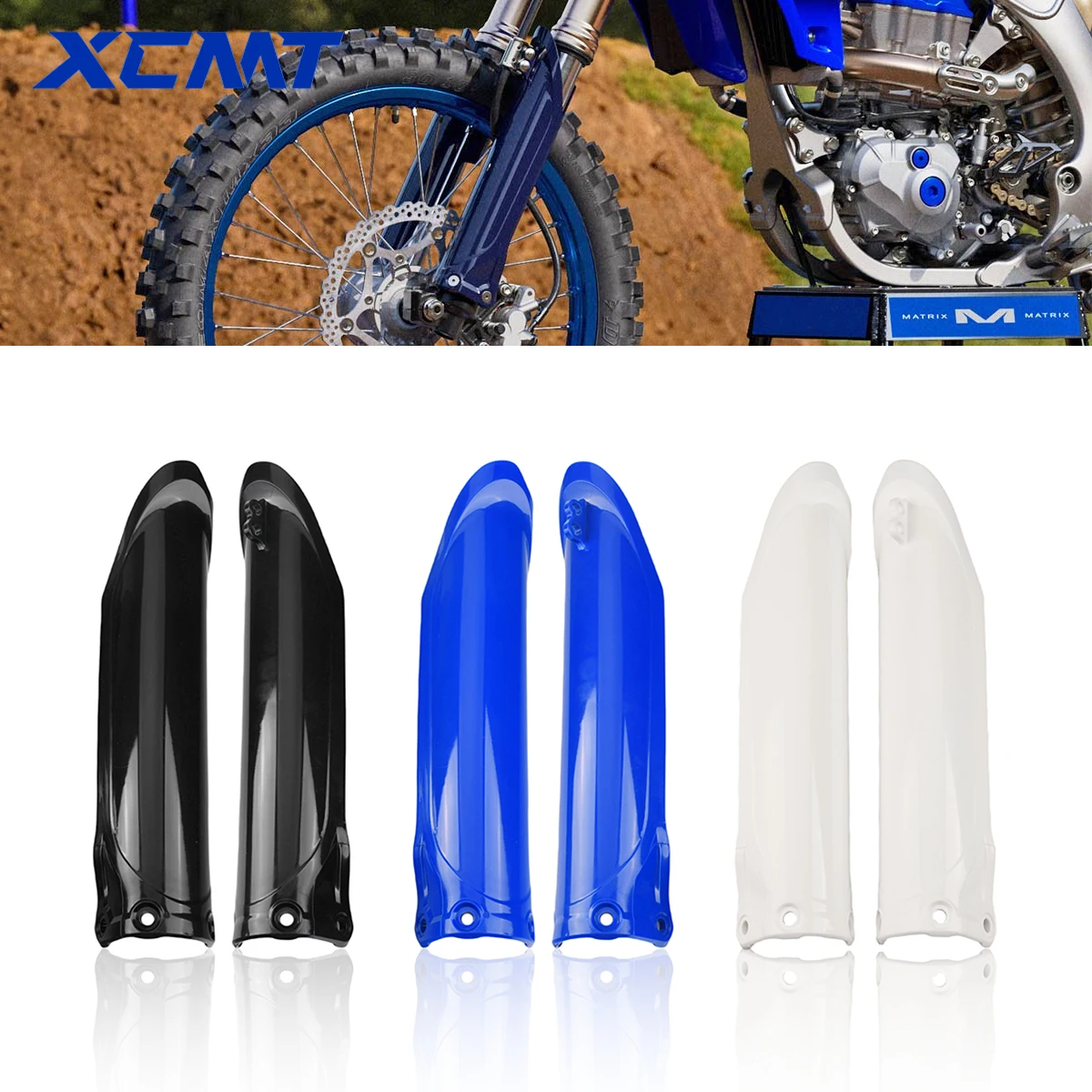 Kunststoff-Gabelschutzabdeckung für Yamaha YZ250F YZ450F YZ250FX YZ450FX WR250F WR450F Motorrad-Stoßdämpferschutzteile