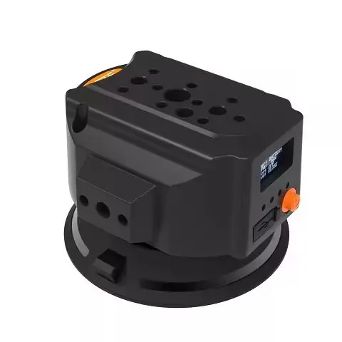 3‑Inch Round Electric Vacuum Suction Cup Car Mount for Action Camera, Inside & Outside Vehicle Fix Shooting Bracket