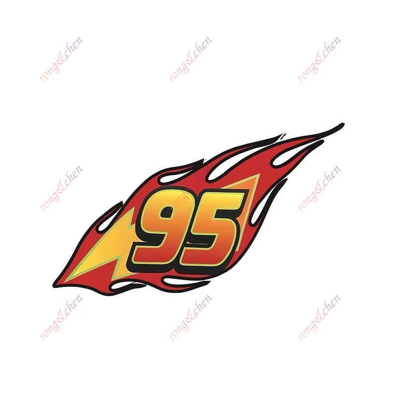 

Creative Car Sticker Lightning 95 Digital for Car Motorcycle Racing Helmet Laptop Trunk Body Car Window Surfboard PVC Decals
