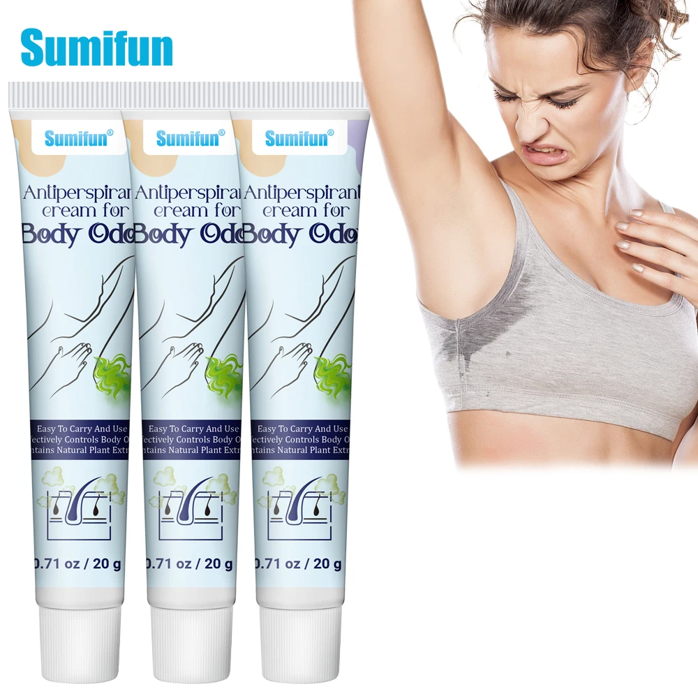 

3/6/9Pcs Sumifun Body Odor Remover Cream Remove Sweating Bad Smell Underarm Ointment Bromidrosis Deodorant Antiperspirants