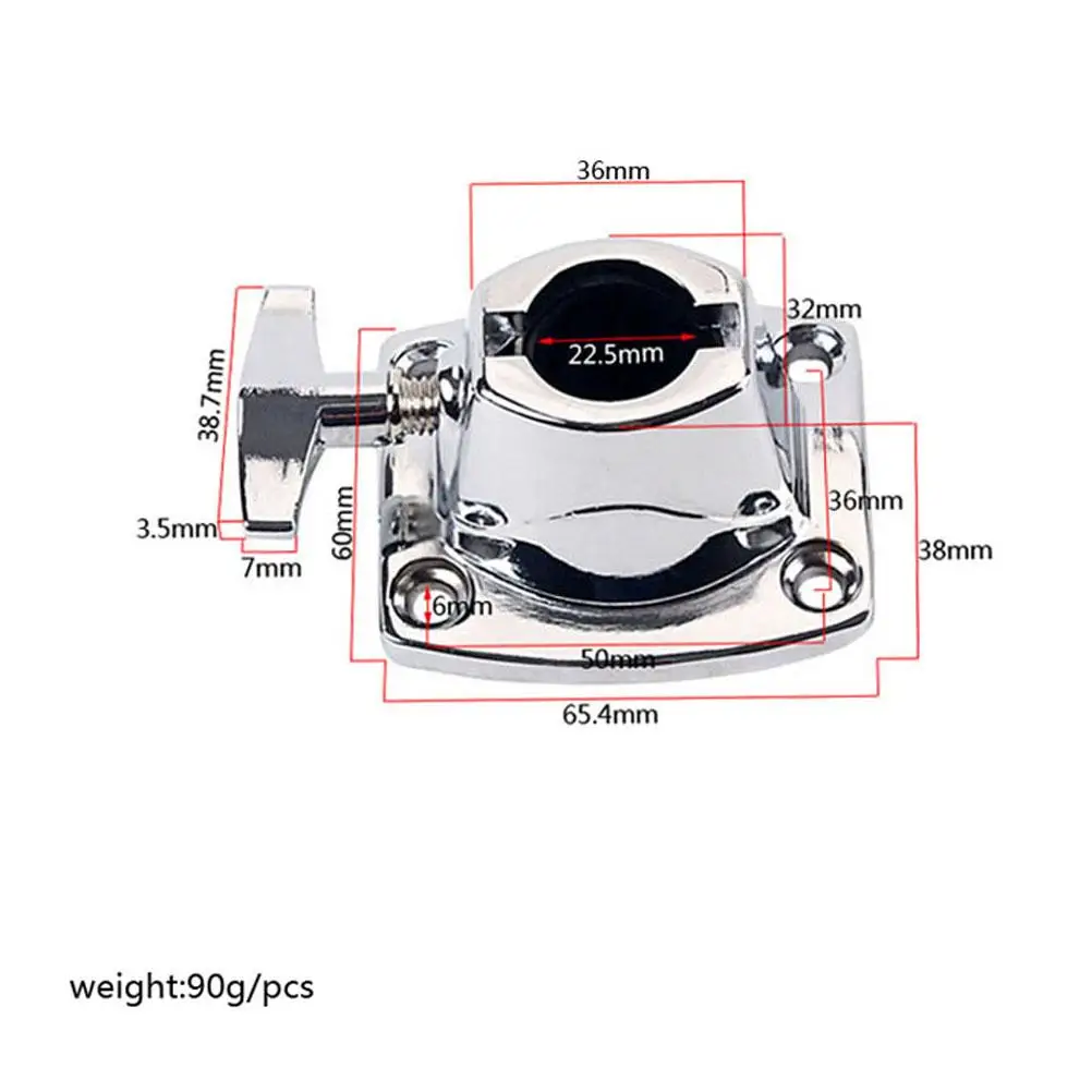 

Tom Cymbal Clamp Durable Lightweight Drum Drum Accessory Set Kit Parts Vertical Stand Percussion AccessoriesBracket