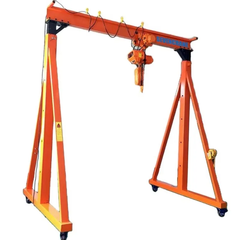 

1 2 Ton Small Mobile Gantry Crane Drawing Portable Workshop Gantry Crane 3 5 10 Ton For Sale