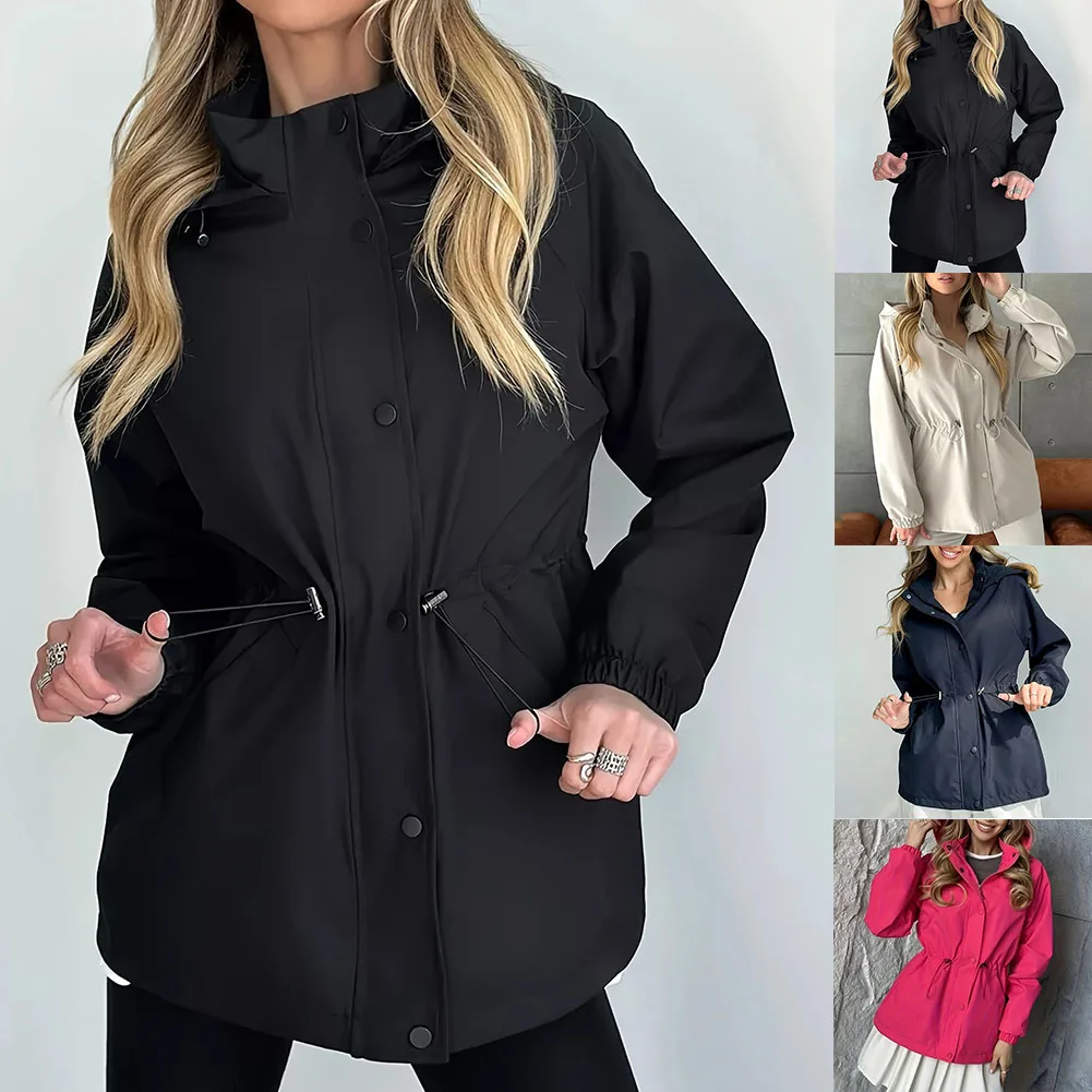 여성용 코트 통기성 아웃도어 재킷 캐주얼 방수 재킷 야외 활동용 패셔너블 여성 재킷