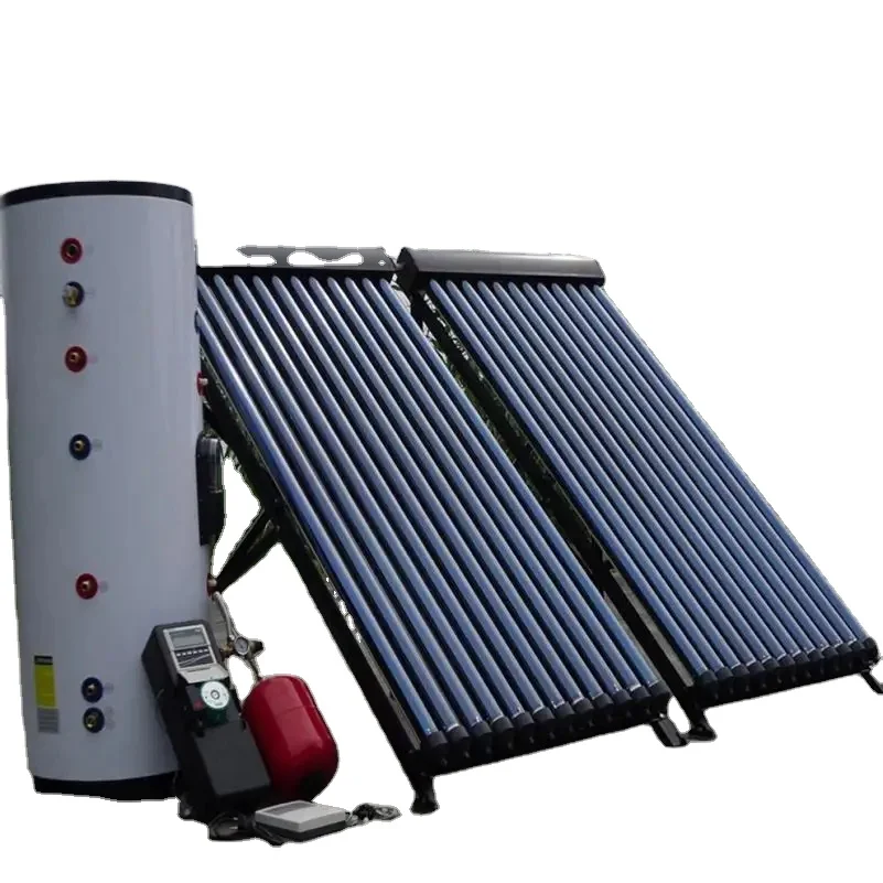 Large Tank High Pressure Split Evacuated Tube Solar Water Heater, Solar Powered Unit for Outdoor, Hotel & Bathroom Use