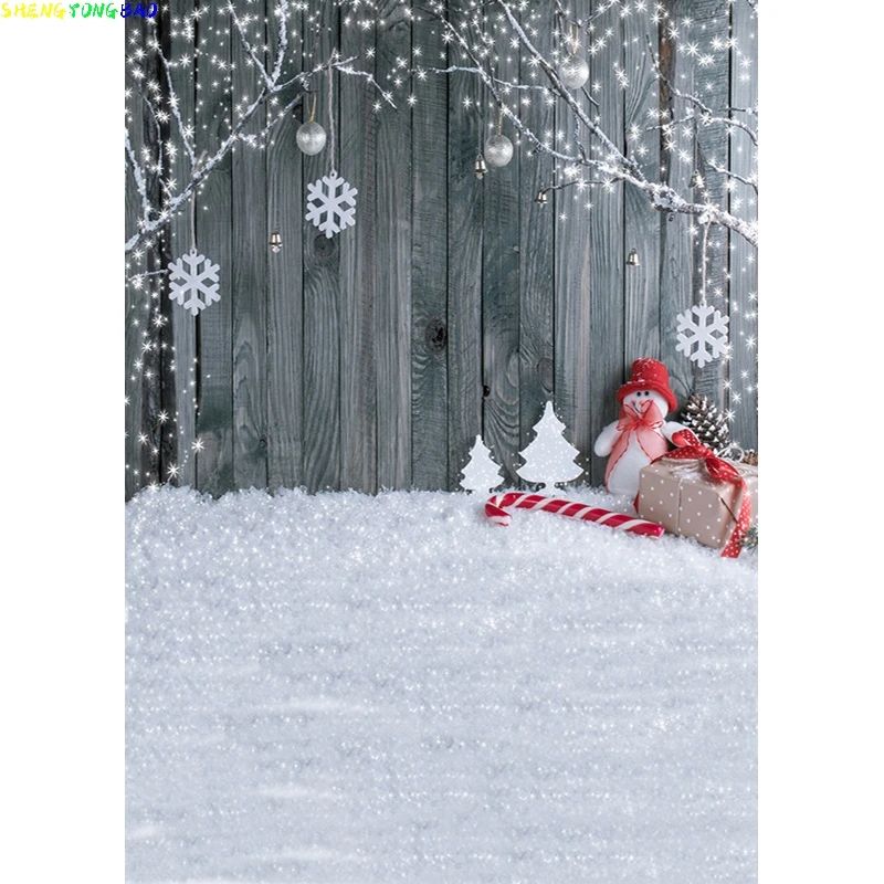 Vinyl Custom Christmas Theme Photography Background Children Portrait Backdrops For Photo Studio Props  CXZM-40