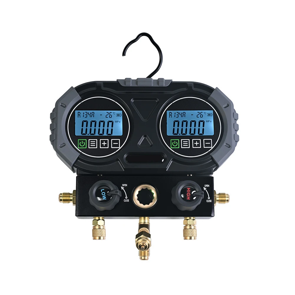 hvac-digital-manifold-gauge-0-6000-kpa-electronic-refrigeration-pressure-tester-for-r134a-r22-r410a-r141b-r401a