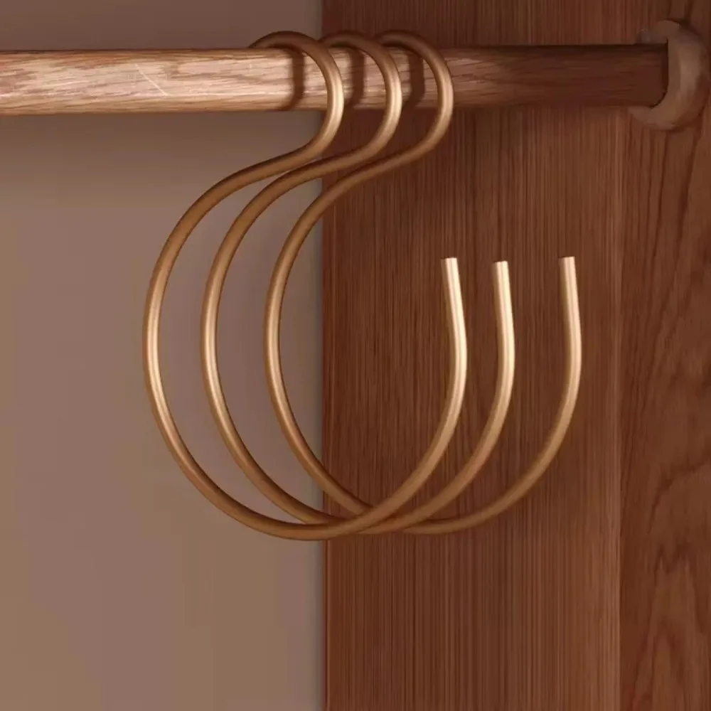 Multifunction Metal Hanging Hooks Cap Organizer Hat Storage S-Shape Hook Space-Saving Closet Organizer Hooks Home Organization