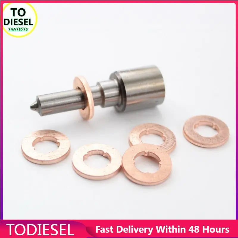 100PCS Diesel Fuel Injector Nozzle Outer Copper Gaskets Washer Repair Kits 7X15/9X18