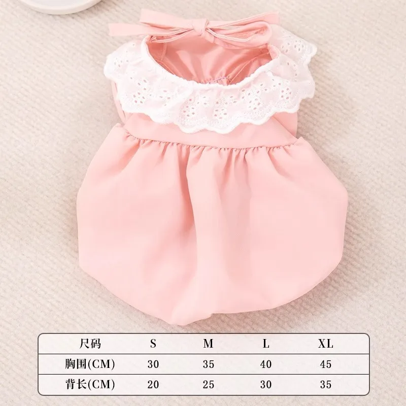 Summer pet cat clothes, cute princess skirts, summer thin styles.
