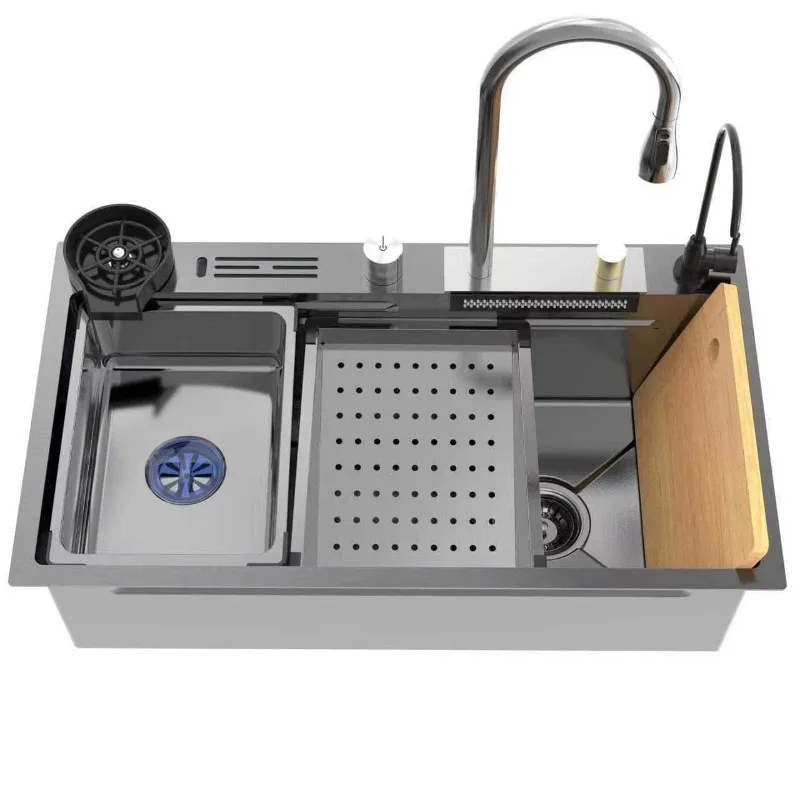 식기 세척기 가정용 지능형 전자동 주방 식기 세척기 싱크대 건조 고온 세척 공장 싱크대