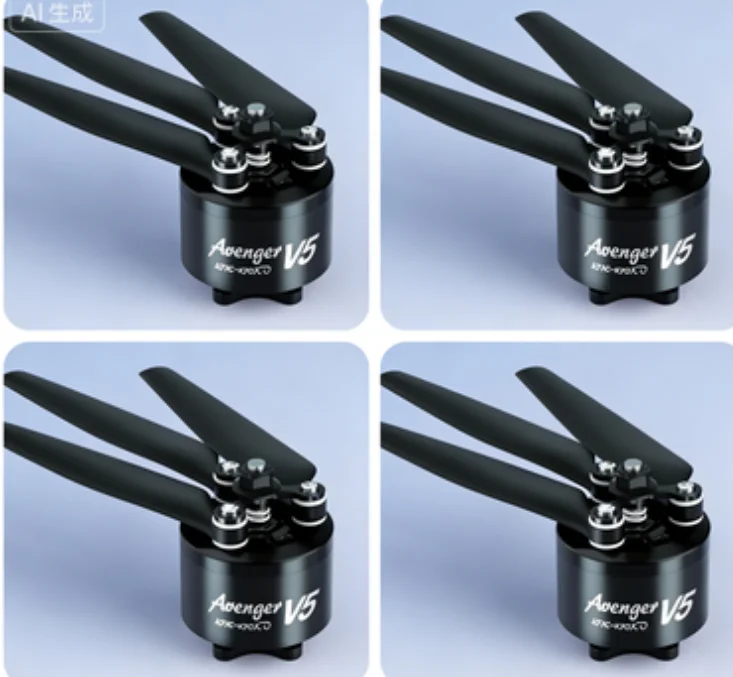 1-4pcs one set of Avenger 3520 V5 330kv 380KV 420KV 470KV 490KV 540KV Dynamo with 3-blade Folding Fun BrotherHobby