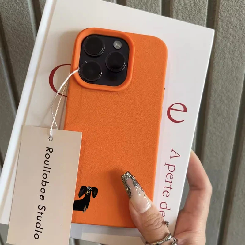 Funda blanda con bonito diseño de perro salchicha para iPhone 16 15 14 13 12 11 17 Air Pro Max, Funda para iPhone XS Max X XR 16 Plus