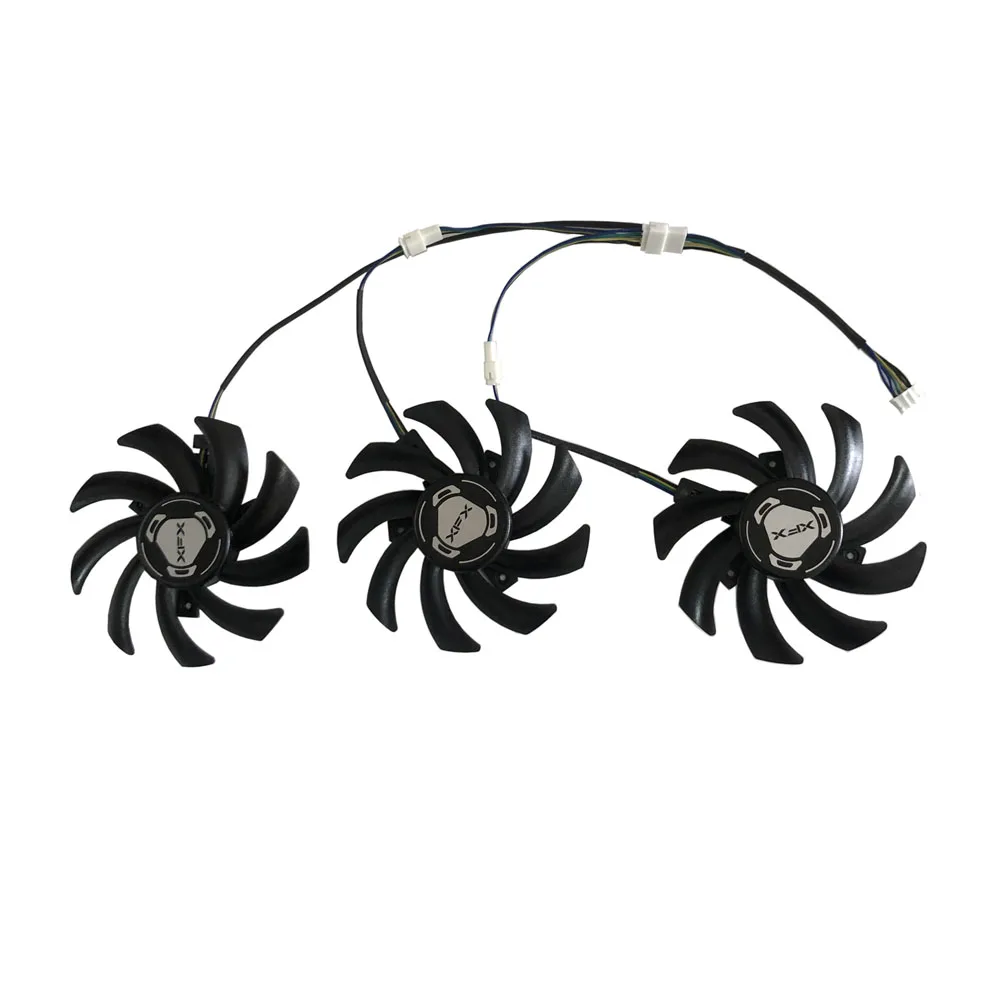 3Pcs/Set,FDC10H12S9-C,GPU VGA Cooler,Video Card Fan,For XFX RX 6700 XT,For XFX RX 6700XT 12GB Speeder SWFT 309