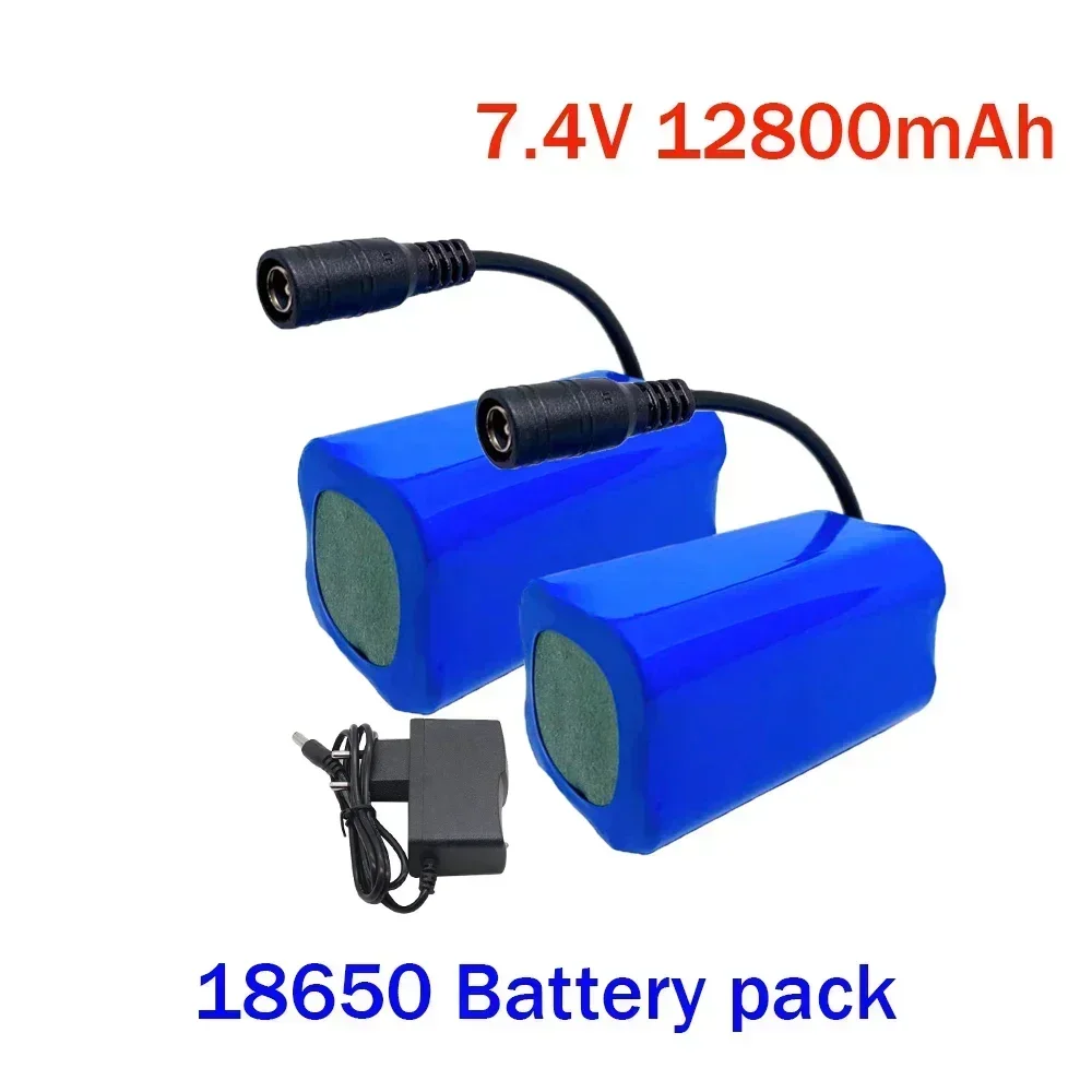 Lipo Battery for T188 T888 2011-5 Remote Control Fish Finder Fishing Bait Boat Spare Parts RC Toys Accessories 2S 7.4V 12800mah