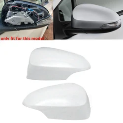 Unpainted Car Outside Rearview Mirror Cover Wing Door Side Shell Housing Cap For Toyota Prius C AXIO Premio Aqua 2012-2018