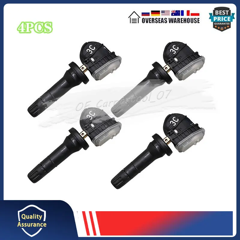 

4PCS TPMS Tire Pressure Monitor Sensor For Cadillac Escalade Chevrolet Silverado GMC Acadia Pontiac G3 Saturn Aura Hummer H2