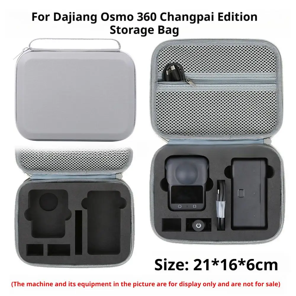 Mała torba podróżna na akcesoria do kamery, organizer, uniwersalny twardy futerał do przechowywania akcesoriów do kamery DJI Osmo 360