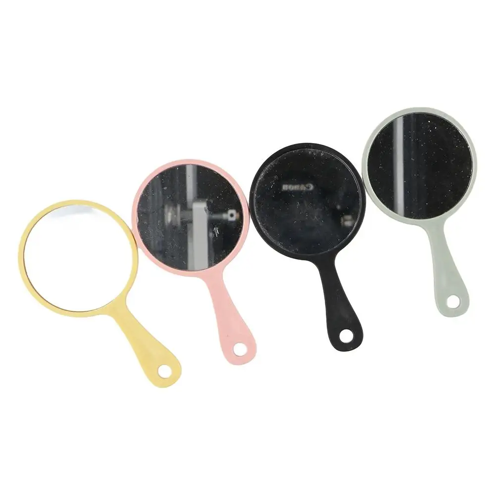 Hanging Compact Mirror with Key Ring Mirror Pendant Keyring Charms Travel Mirror Single Side High-definition Makeup Mirror