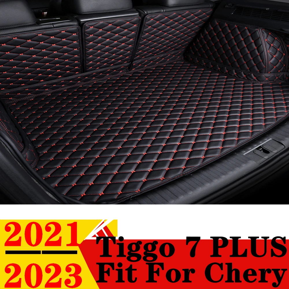 

Car Trunk Mat For CHERY Tiggo 7 PLUS 2023 2022 2021 Rear Cargo Cover Carpet Liner Tail Interior Vehicles Parts Boot Luggage Pad