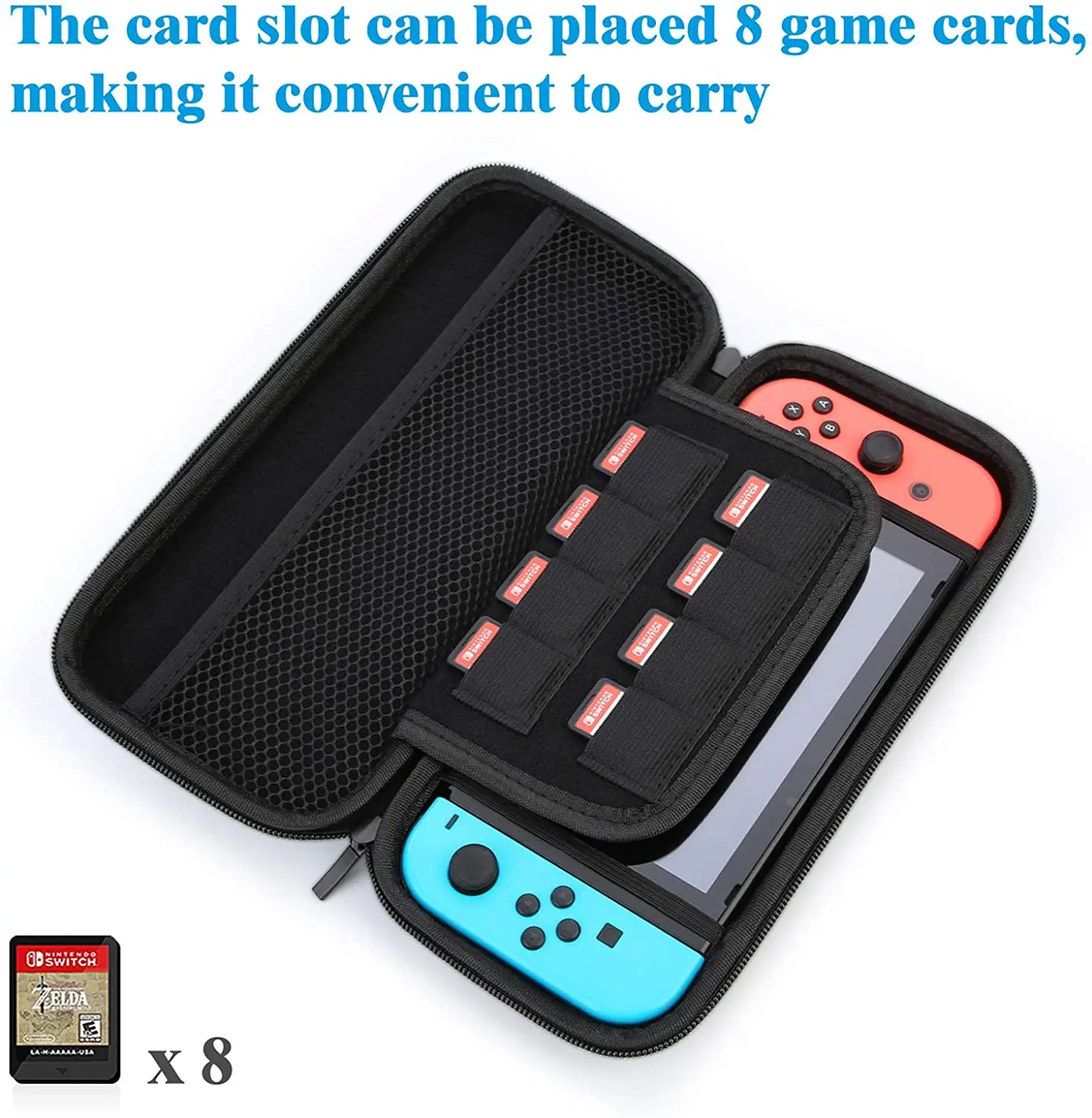 HEYSTOP Bag for Nintendo Switch Protective Hard Portable Travel  Case Shell Pouch, Storage Bag for Switch OLED Game Console