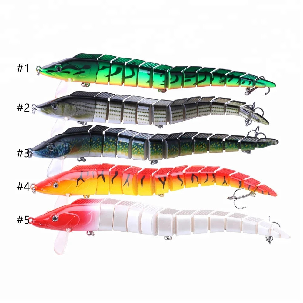 Ultra low price 23cm 46g jointed minnow fishing lure topwater bass bait