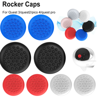 Controller Thumb Grip Cap Replacement Silicone Thumbstick Caps VR Accessories for Meta Quest 3/Quest2/Pico 4/Quest Pro