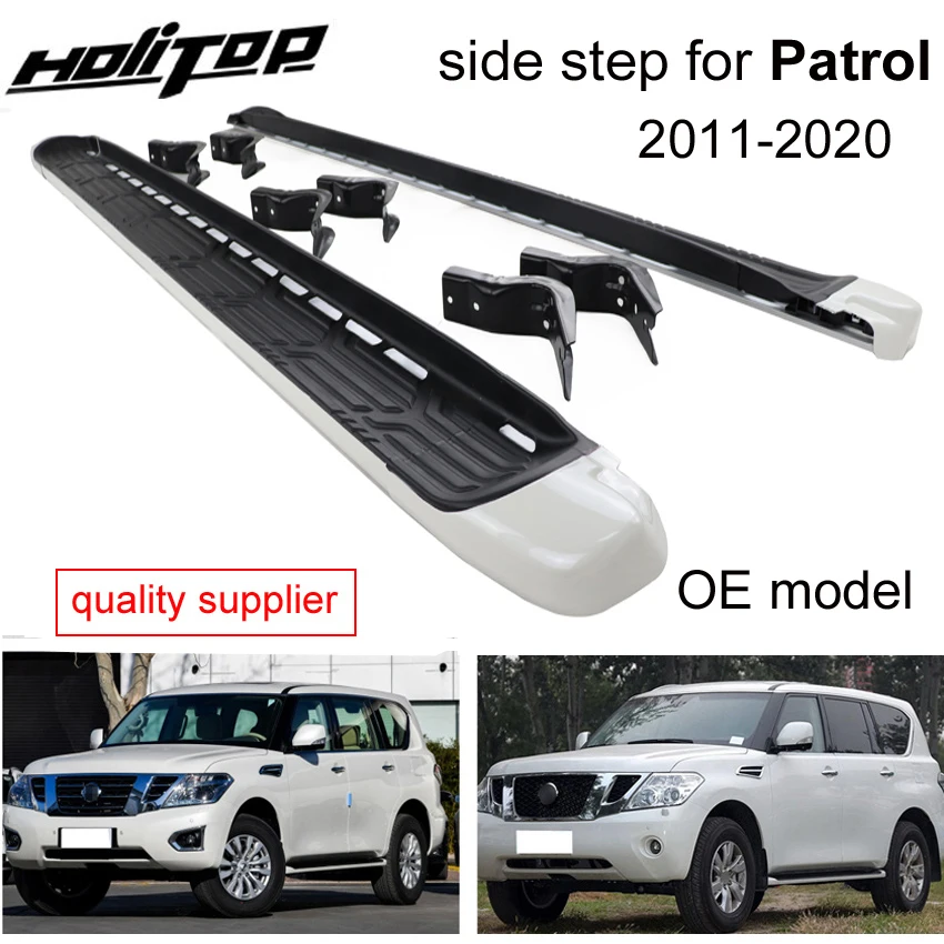 

OE side step nerf bar running board for Nissan Patrol Y62 Armada 2011-2020,free drill hole,original style,ISO9001 quality