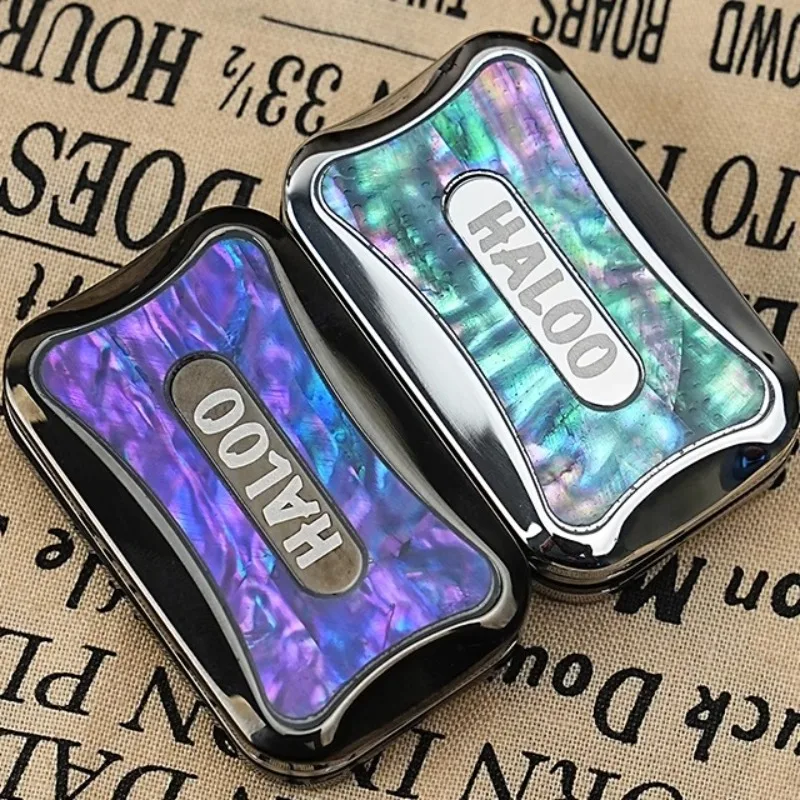 Metal Alloy EDC Rotating Slider Magnetic Push Card Coin Fidget Toy Portable Sensory Gadget Relieve Stress and Anxiety for Adults
