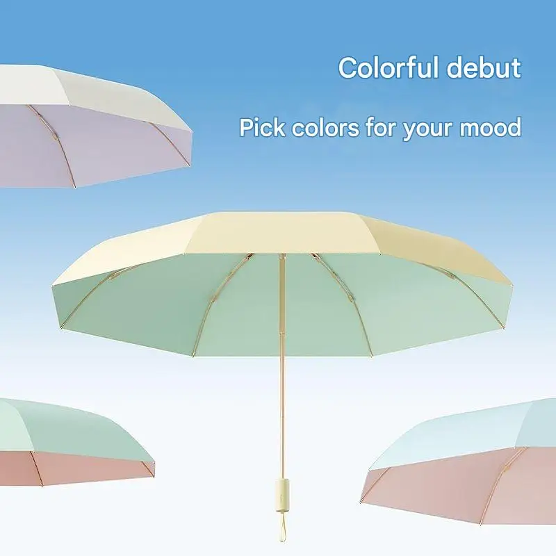 

Ручной высококачественный зонт от солнца с защитой от ультрафиолета, большой женский усиленный зонт двойного назначения, складной зонт от солнца