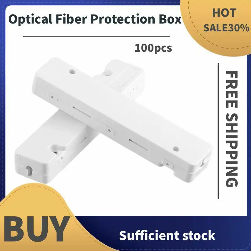 

100pcs/lot Drop cable protection box Optical fiber Protection box small round tube heat shrink tubing to protect fiber box