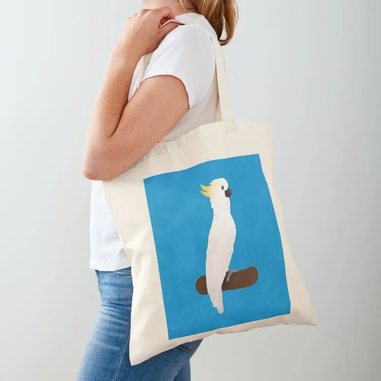

Cockatoo Tote Bag custom tote bag women bag hand bags Canvas for women