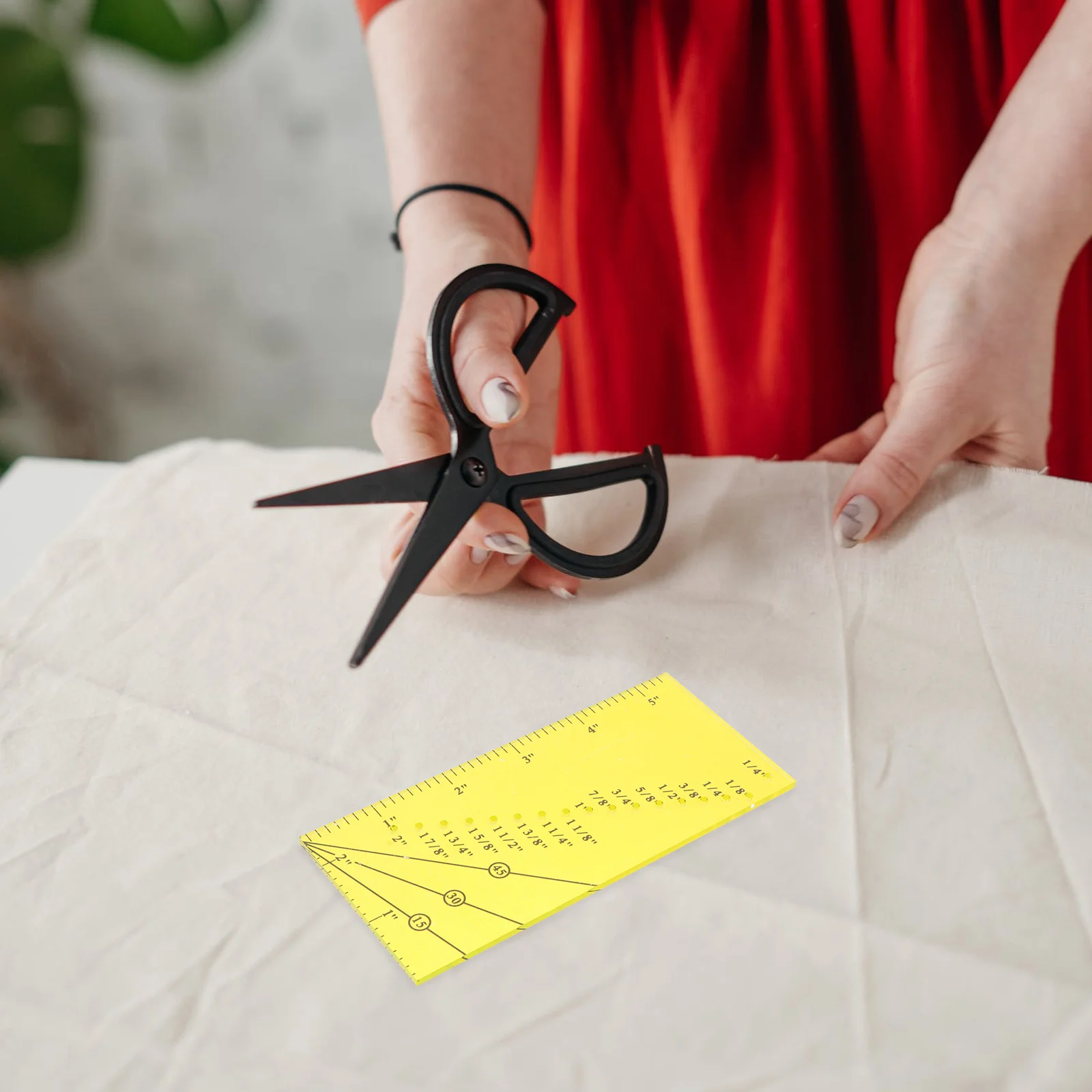 لتقوم بها بنفسك خليط الخياطة حاكم دقيق التماس حجم لا أدوات لا حاجة دائم الاكريليك قياس مقياس خياطة التماس بدل حاكم