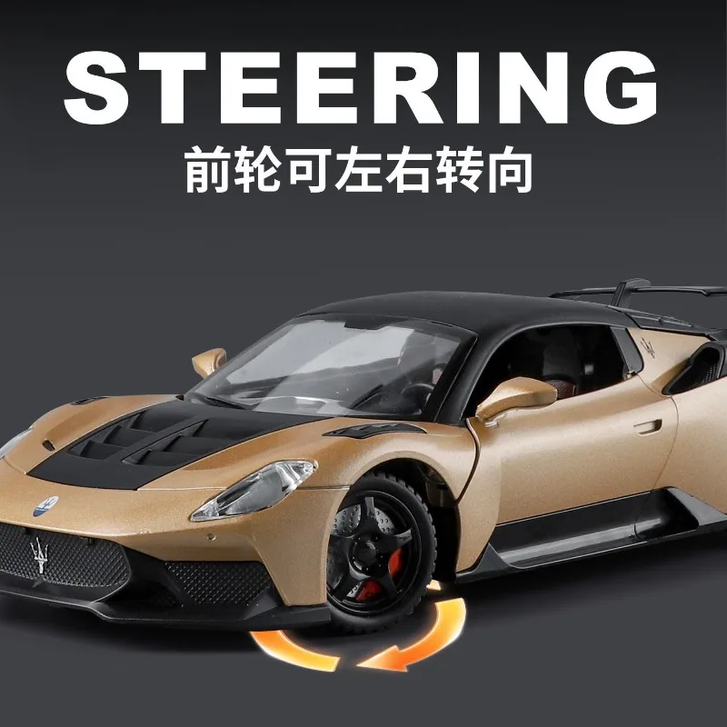 1:24 Martha gt2 Die-cast alloy toy car model Has various functions Collection Decoration miniature cars children's toys gift view 4