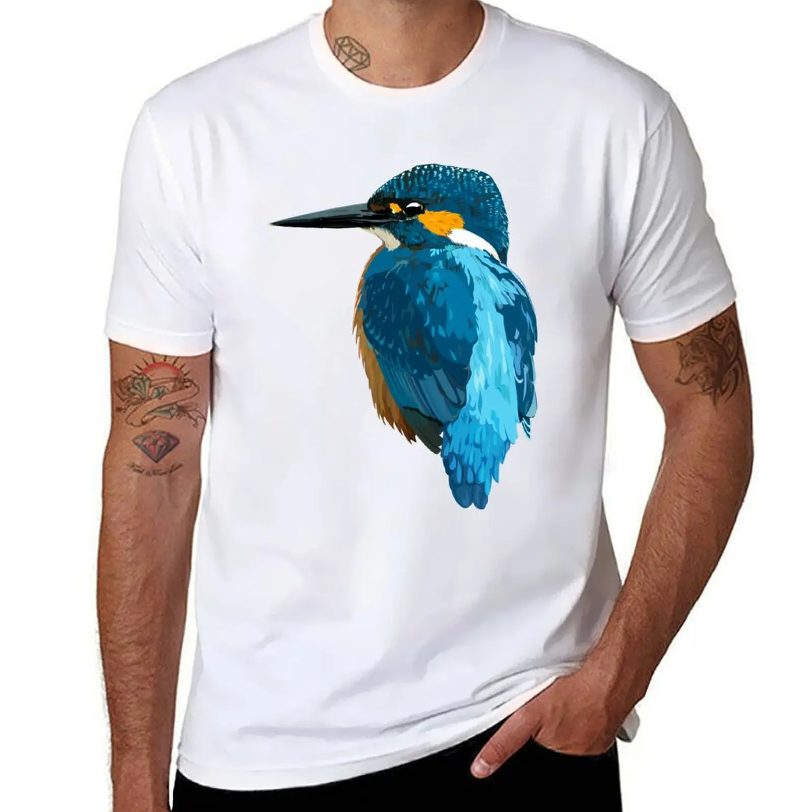 

Kingfisher T-Shirt t shirts for man cotton mens graphic t shirts t shirt personalised T-Shirt