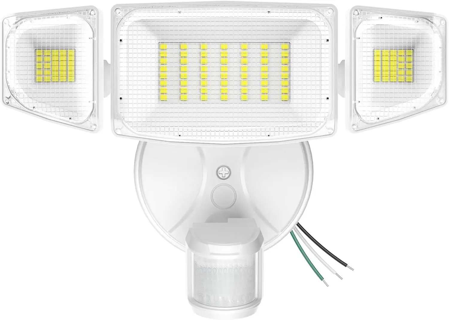 

Уличный прожектор с датчиком движения 50 Вт, 5000 лм, освещение от заката до рассвета, IP65, водонепроницаемый, белый светодиод