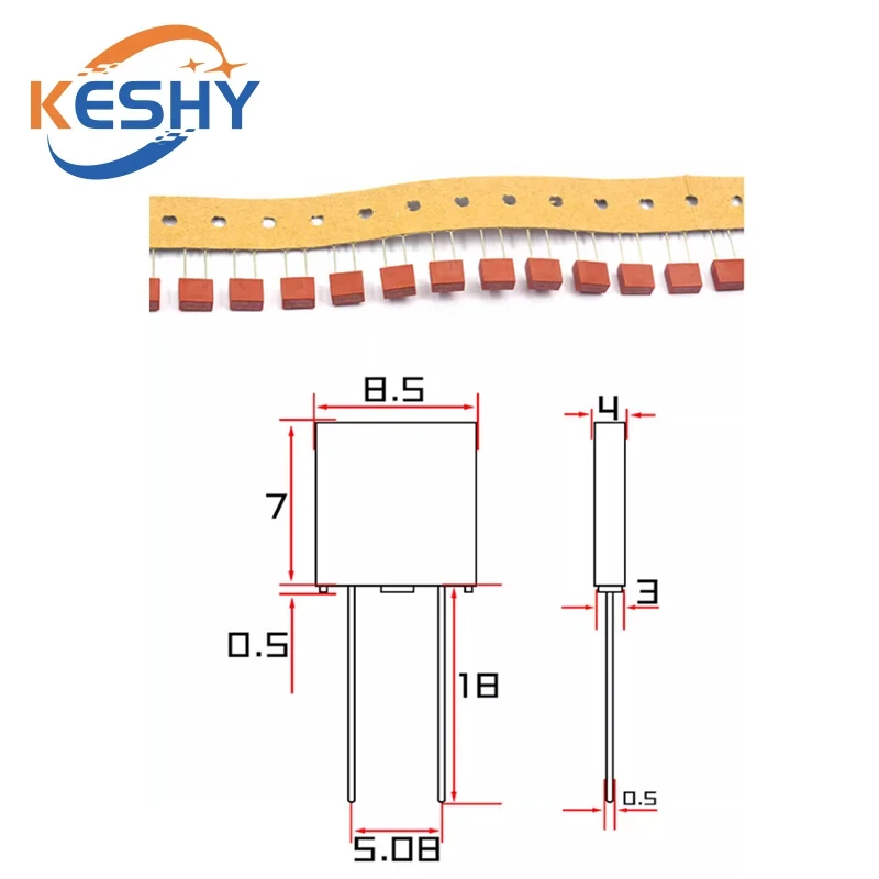 Fusibles cylindriques en plastique 392 carrés 382, 10 pièces, T500mA 0,5a 1A 1,6a 2A 2,5a 3,15a 4A 5A 6,3a 8A 250V, carte d'alimentation pour TV LCD couramment