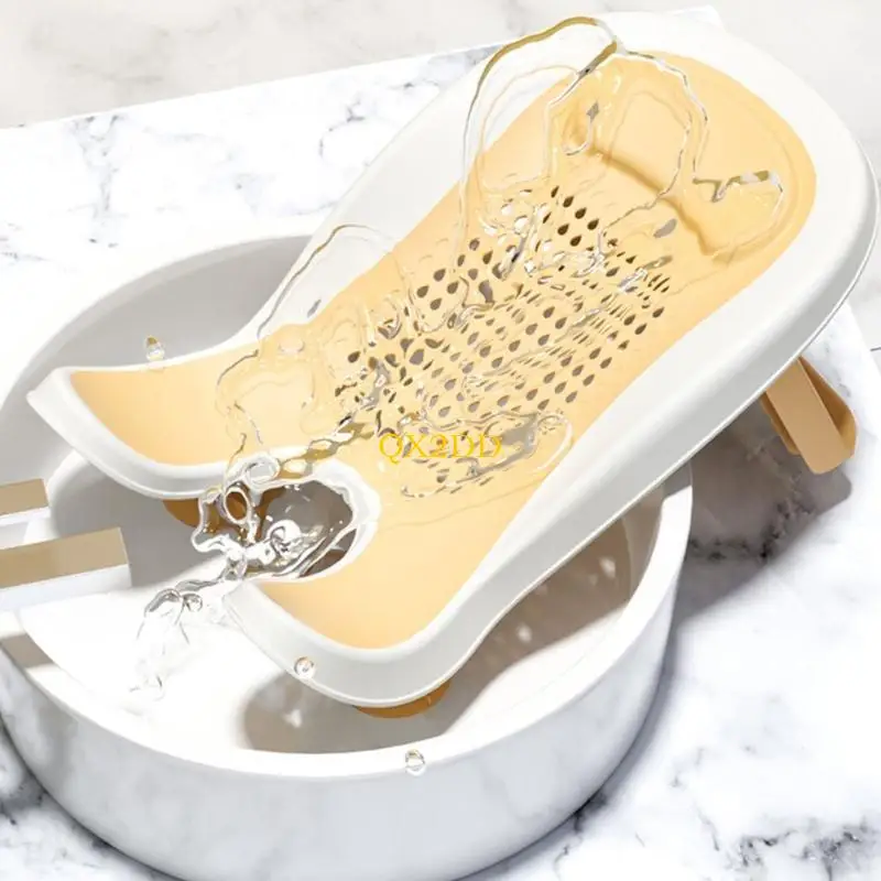 QX2D Convenient Fart Washing Tool with Foldable Stand for Counter Sink and Bathtub