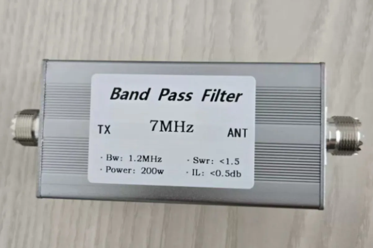 1PCS 7MHz 40m Band Bandpass Filter BPF 200W Anti-interference RF Signal Filter
