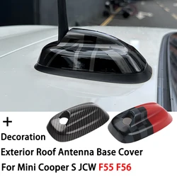 Car Antenna Aerial Base Decoration Case Cover Sticker For Mini Cooper S JCW F55 F56 F66 F65 Car Styling Accessories Trim