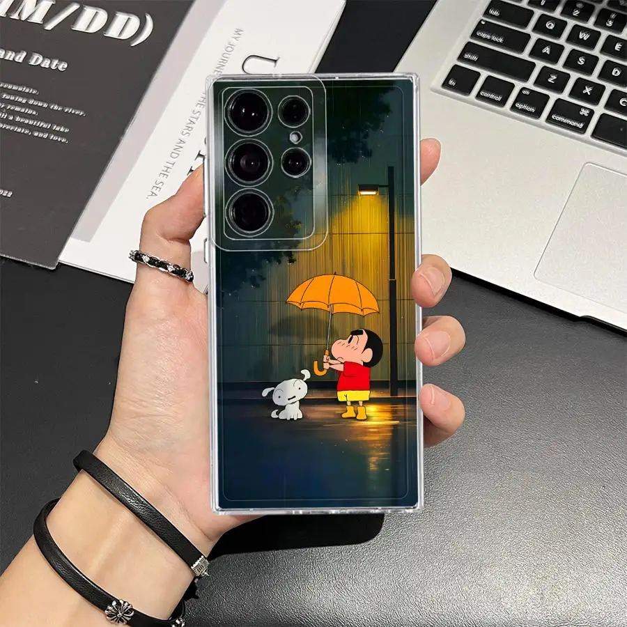 Cute Cartoon Boy Dog Art Case for Samsung Galaxy S26 Note 20 Ultra 10 S24 S25 Edge S20 Plus S21 S22 FE S23 Ultra Phone Cover