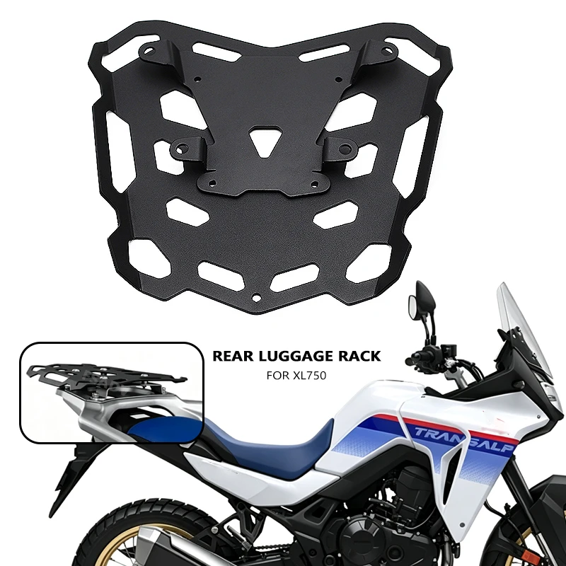 XL 750 Cargo Shelf Carry Cover Holder For Honda XL750 Transalp750 Transalp 750 2023 2024 2025 Rear Carrier Plate Luggage Rack