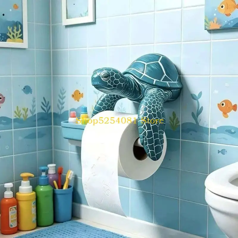 AXYC Wall Mounted Bathroom Tissue Dispenser Sea Turtles Toilet Paper Holder