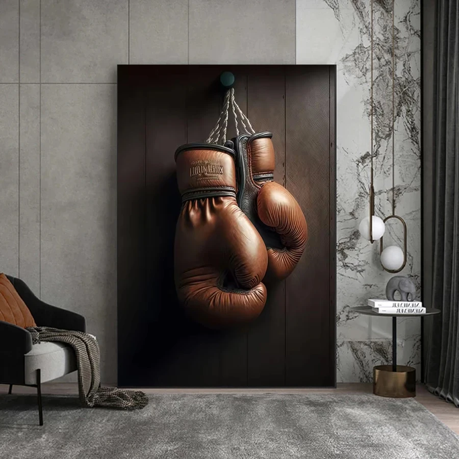 5D Diamond Painting Art Vintage Boxing Gloves full drill diamond embroidery Boxing Gym Club Background mosaic Wall Decor Boys