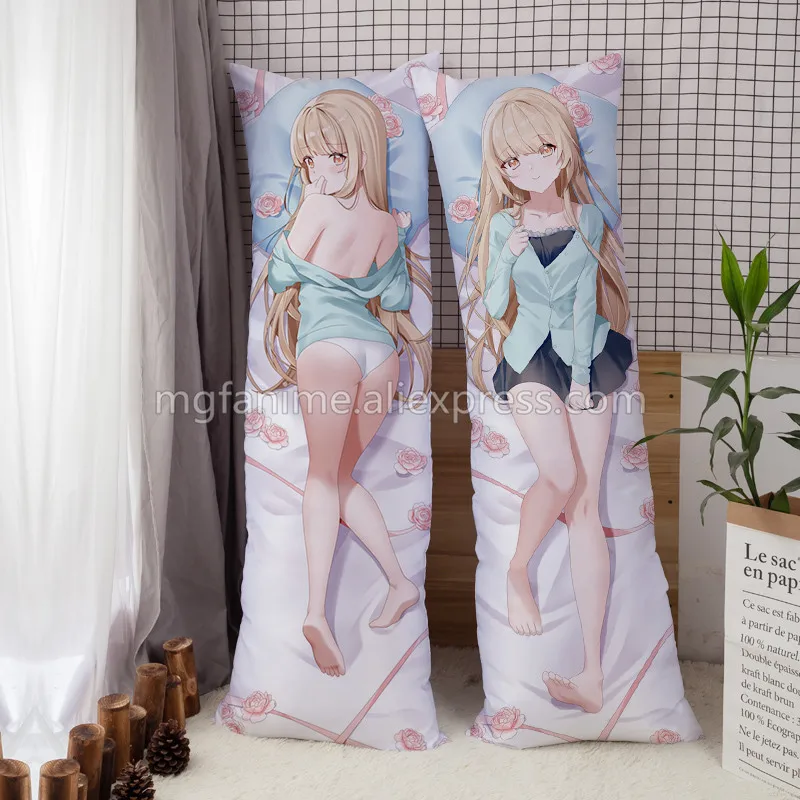 

The Angel Next Door Spoils Me Rotten Shiina Mahiru Anime Body Pillow CaseWaifu Case Shiina Mahiru Hugging Body Pillow Case