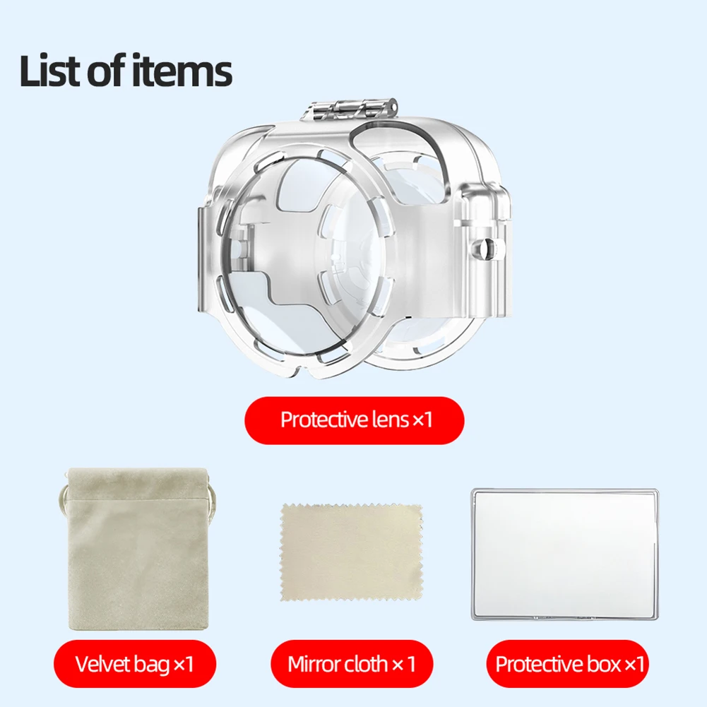 Tapas protectoras de lente para Insta360 X4, cubierta protectora antivaho, a presión, cubierta de cámara deportiva, accesorios panorámicos para cámara