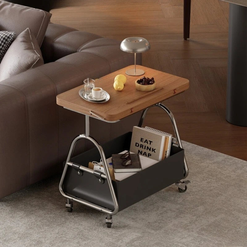 

movable small side table multifunctional portable folding coffee table simple household muebles para la sala interior furniture