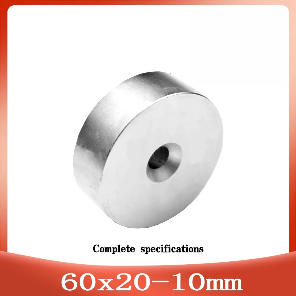 

60x20-10 Big Round Thick Search Magnet Strong 60mm X 20mm For Home Refrigerators, Offices DIY 60*20-10 60*20 Hole 10mm