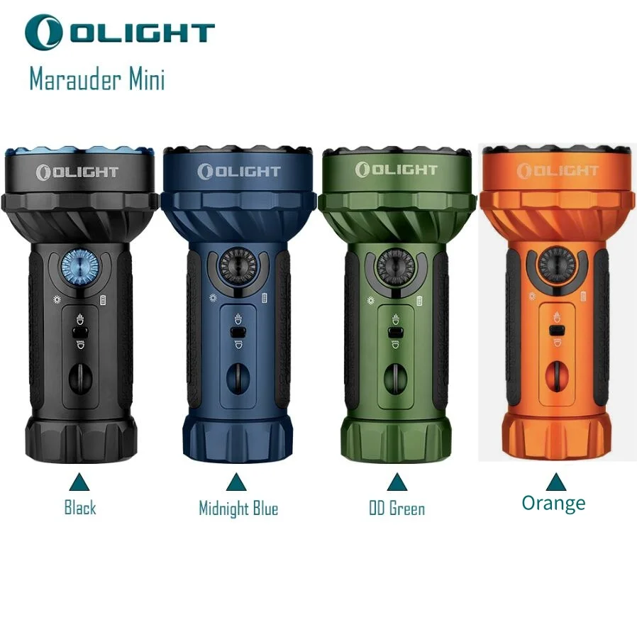 OLIGHT Marauder Mini 7000 Lumens Flashlight Bundle 600 Meters Beam Rechargeable Smart Lamp Flashlights Light Built-in Battery