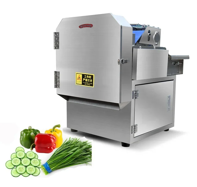 for 2022 Commercial Small Automatic Vegetable Cutting Machine Scallion|Chinese Chives|Celery|Cucumber|Long Bean|Pepper Cutter