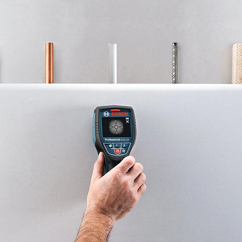 Imagem -02 - Bosch D-tect 120 Profissional à Prova Dágua Digital Detector de Metais Subterrâneo Scanner de Parede Ferramentas de Busca de Pinos de Alta Qualidade